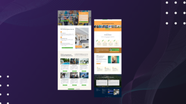 Purple Minimalist Develop Your Mobile App With Us Medium Banner