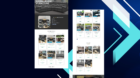 dark blue modern business webinar digital marketing flyer landscape